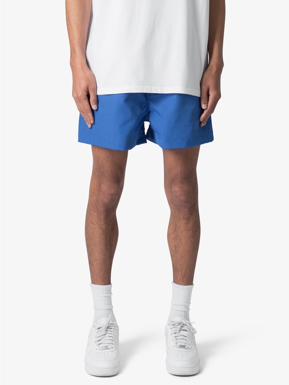 MNML Blue Ripstop Summer Shorts